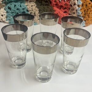 Vintage highball glasses
